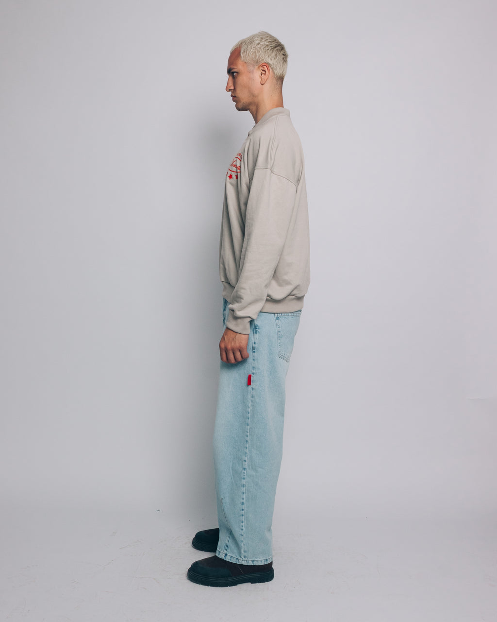 Motor Oil Gray Pullover