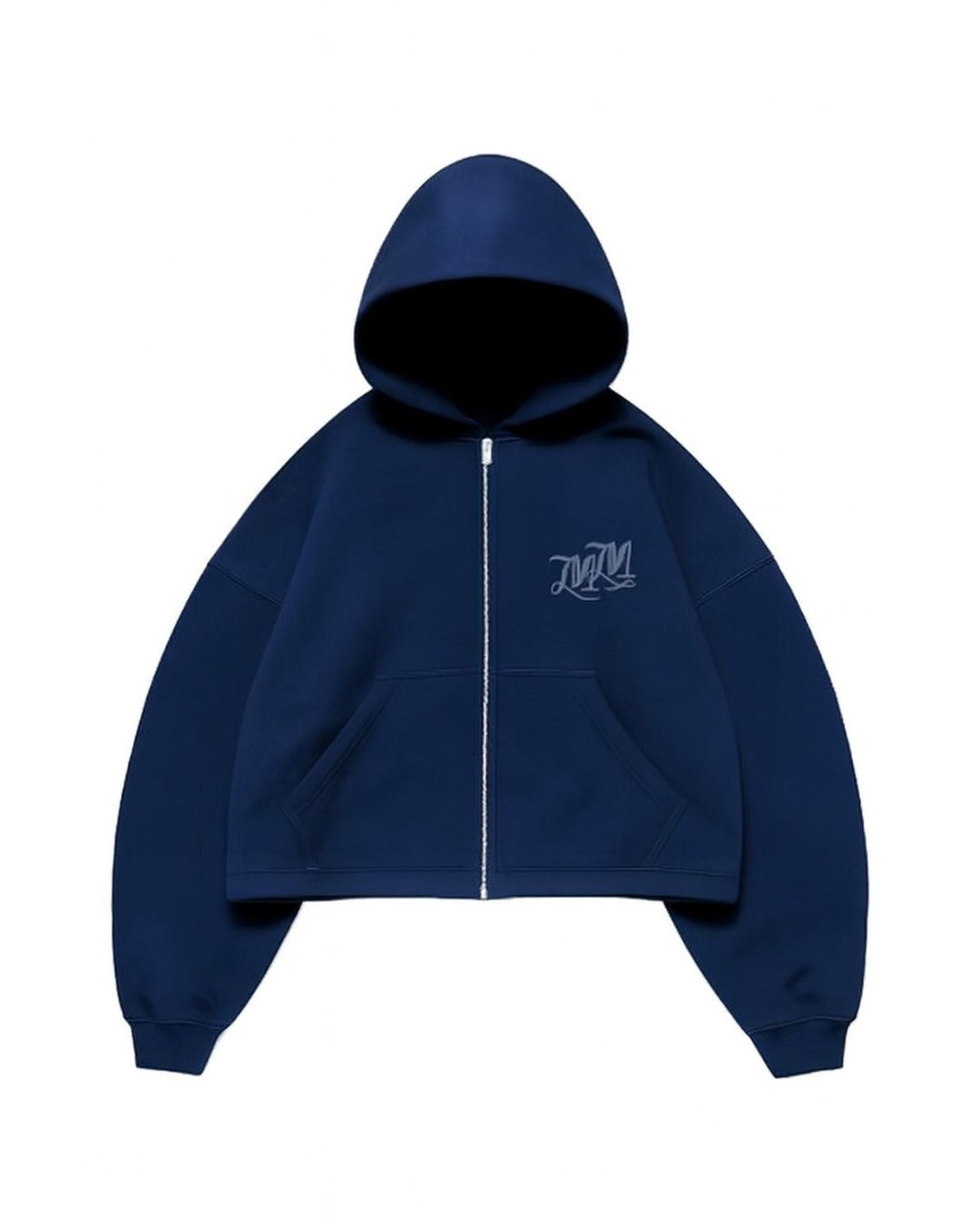 Ocean Blue Zipper Hoodie