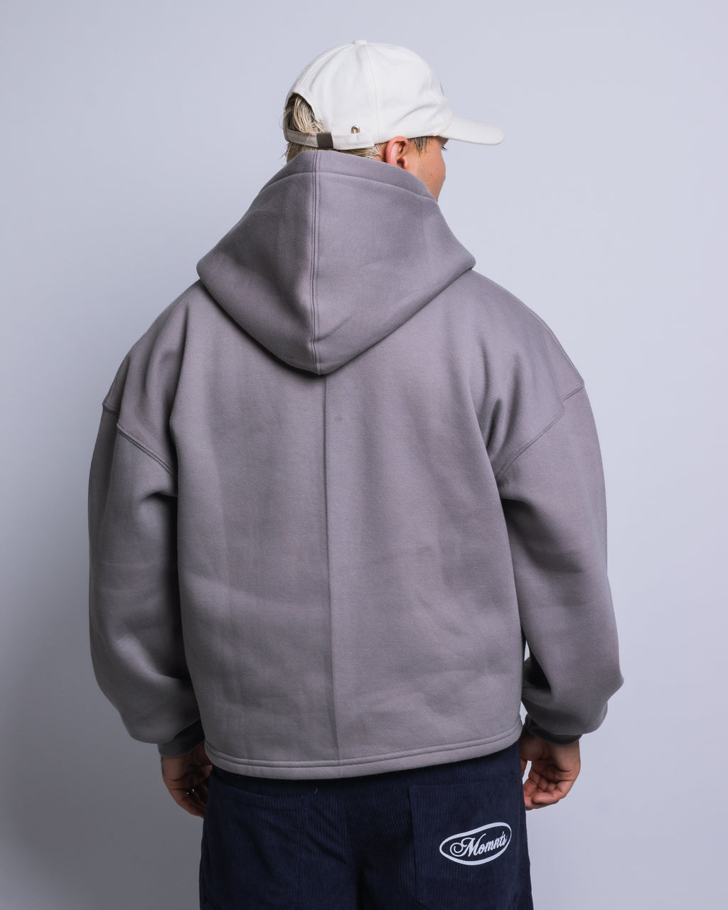 Gray Zipper Hoodie