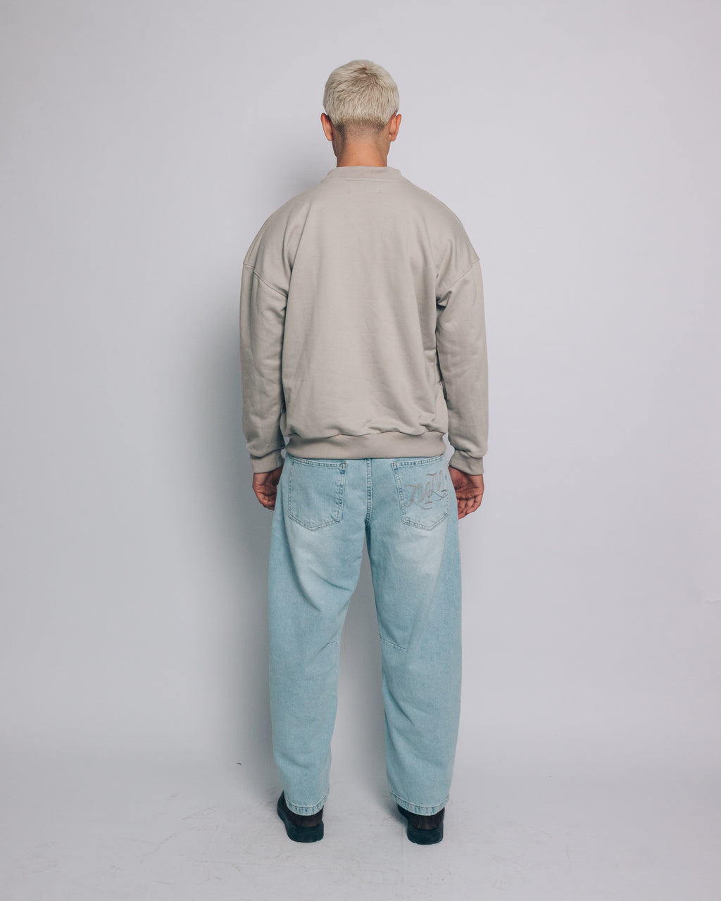 Motor Oil Gray Pullover