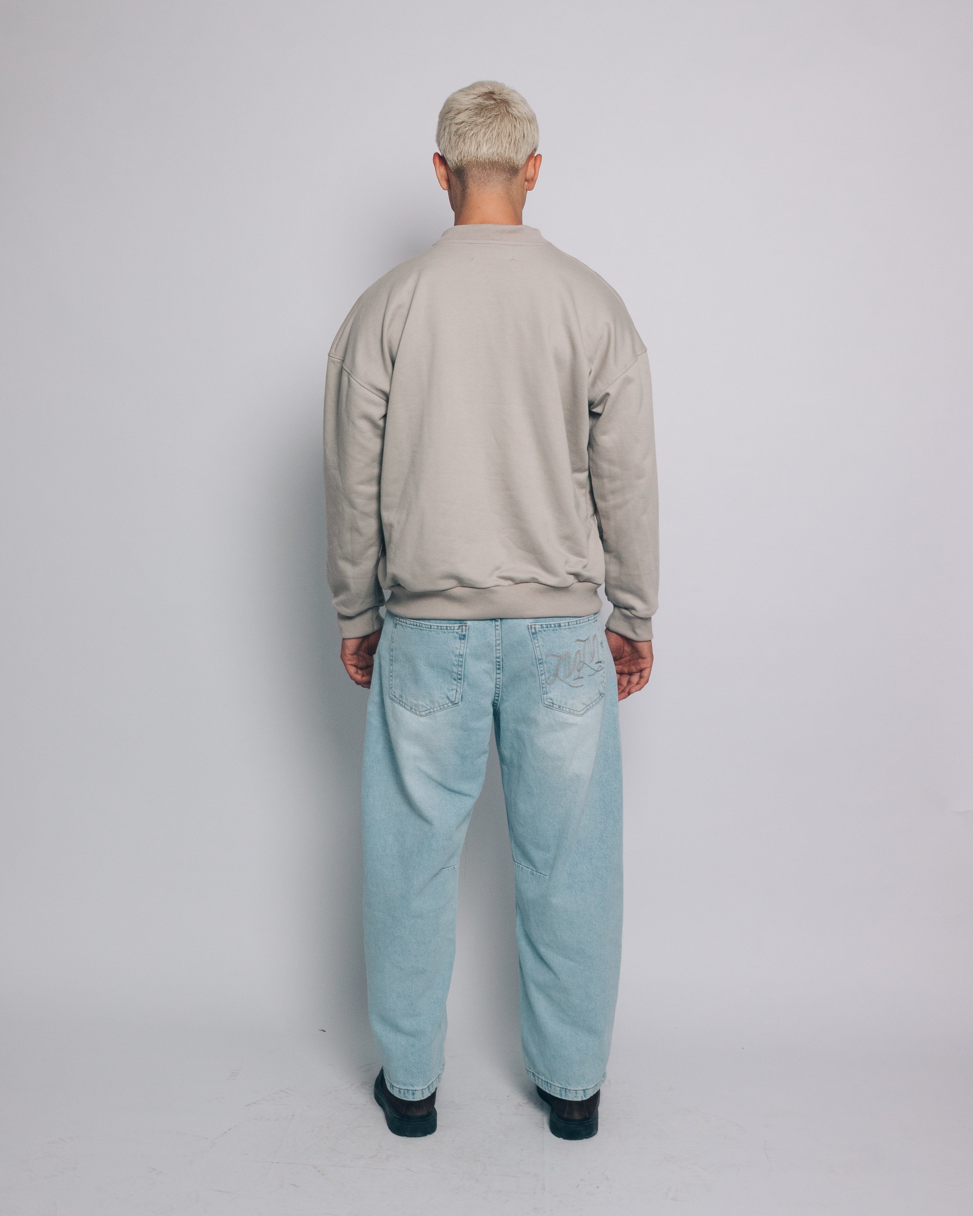 Motor Oil Gray Pullover