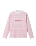 Soft Stripe Long Sleeve / Rose