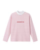 Soft Stripe Long Sleeve / Rose