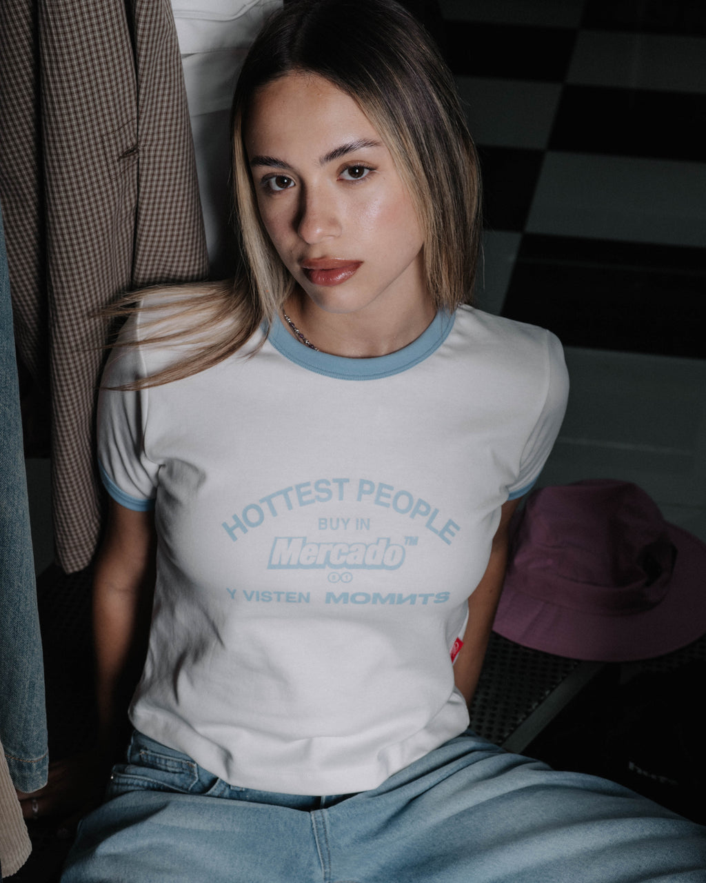 Mercado Trademark Baby Tee