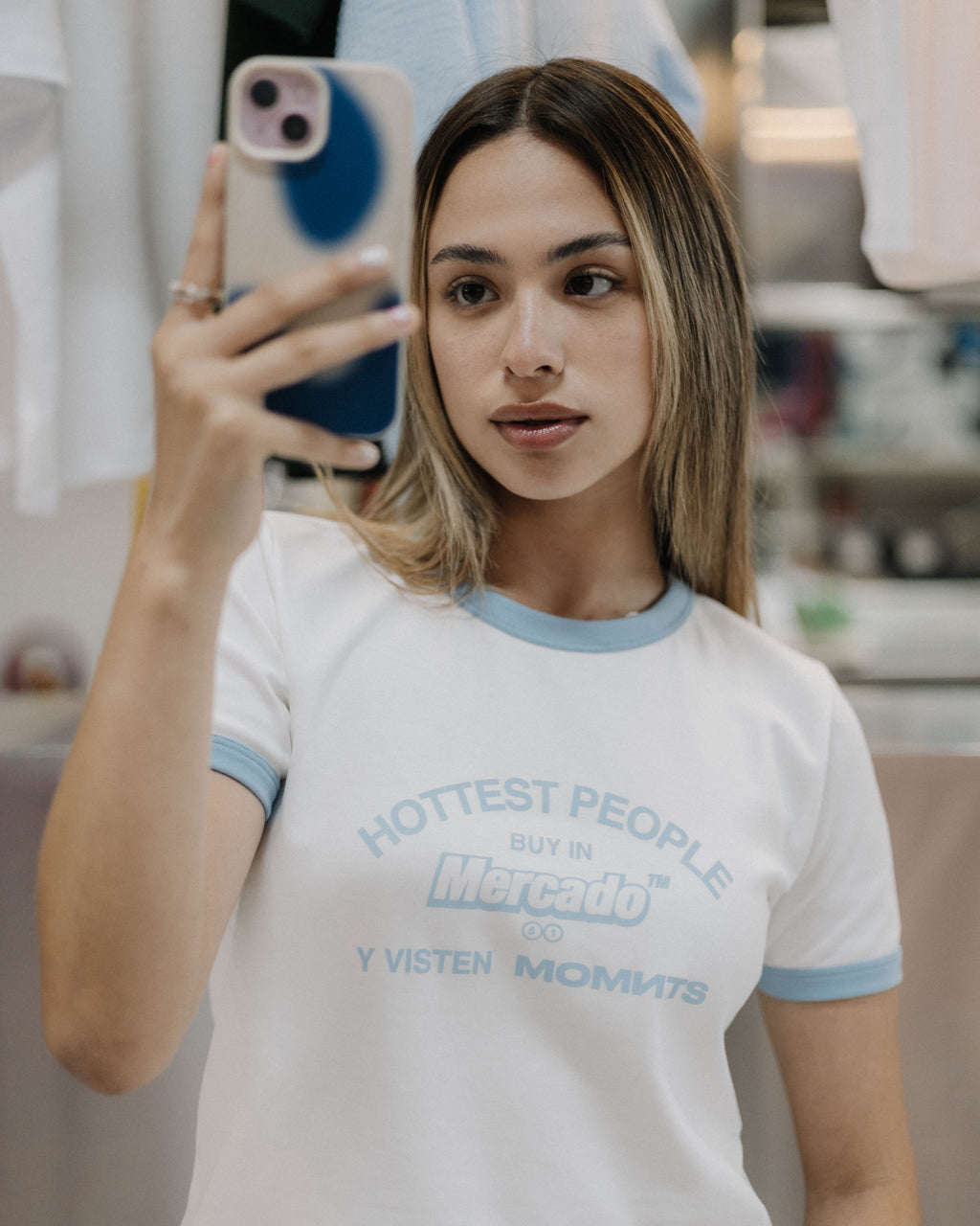 Mercado Trademark Baby Tee