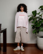 Soft Stripe Long Sleeve / Rose