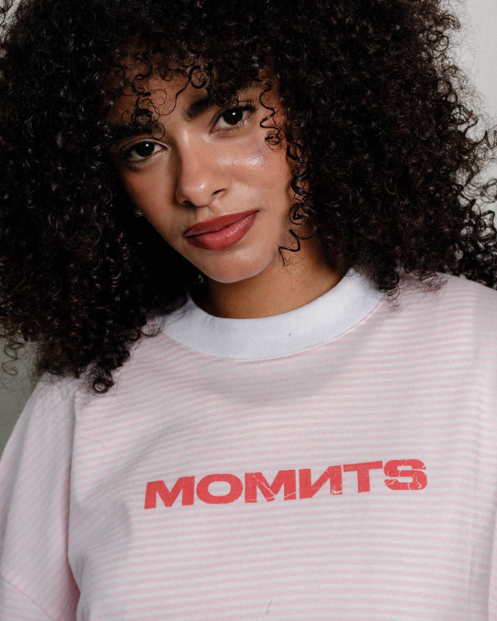 Soft Stripe Long Sleeve / Rose
