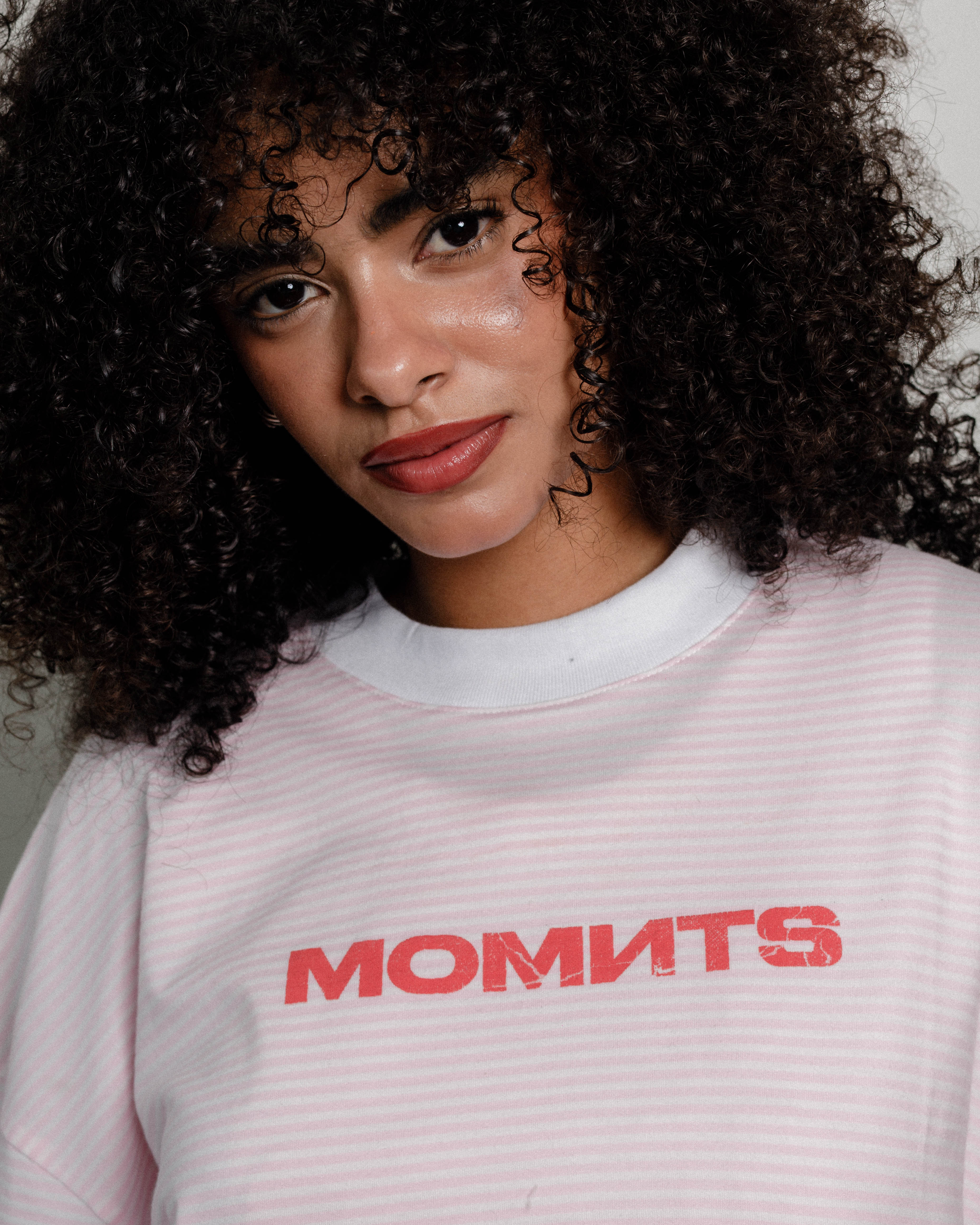 Soft Stripe Long Sleeve / Rose