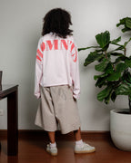 Soft Stripe Long Sleeve / Rose