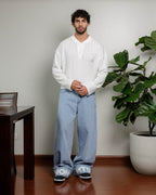 White Core Henley