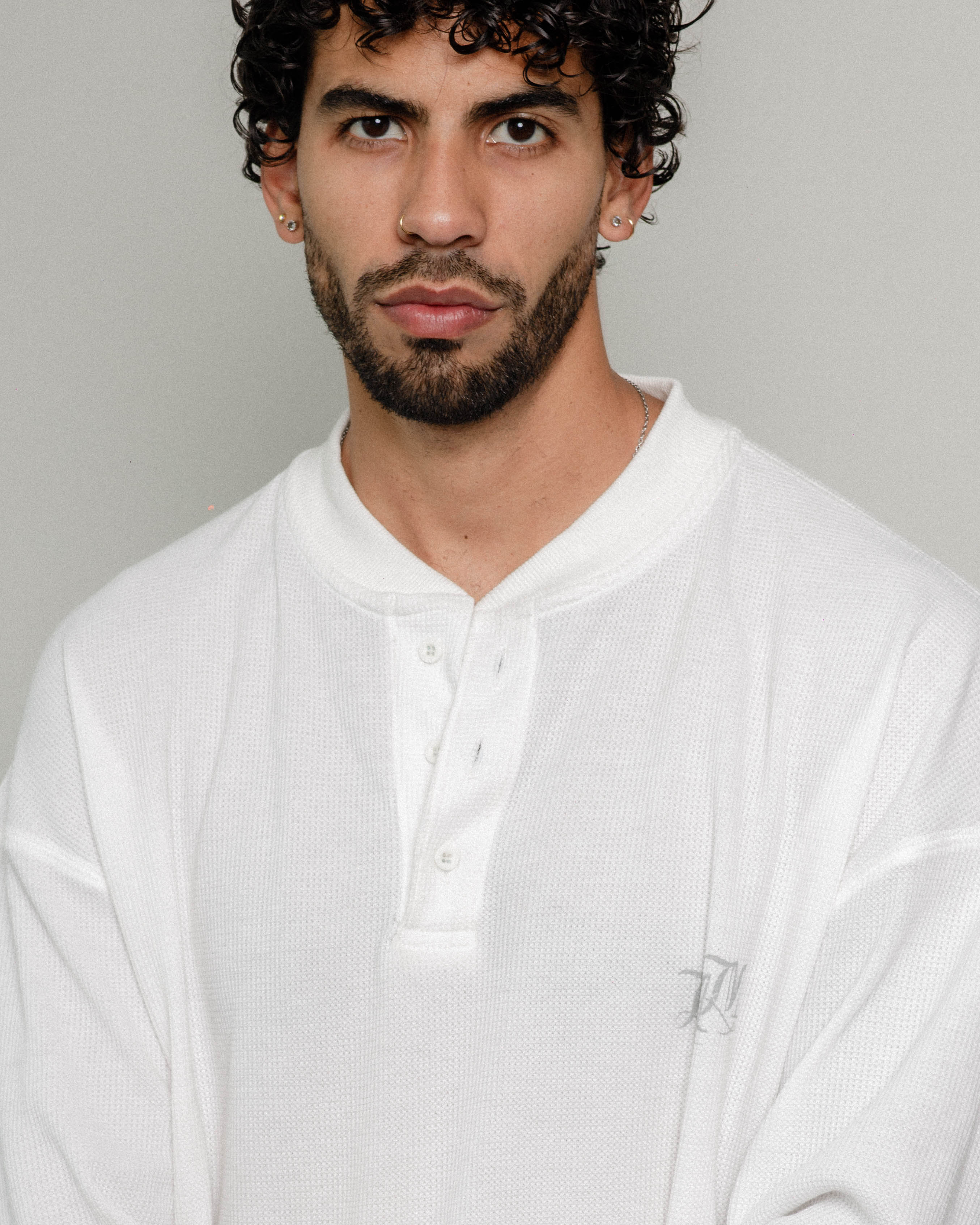 White Core Henley