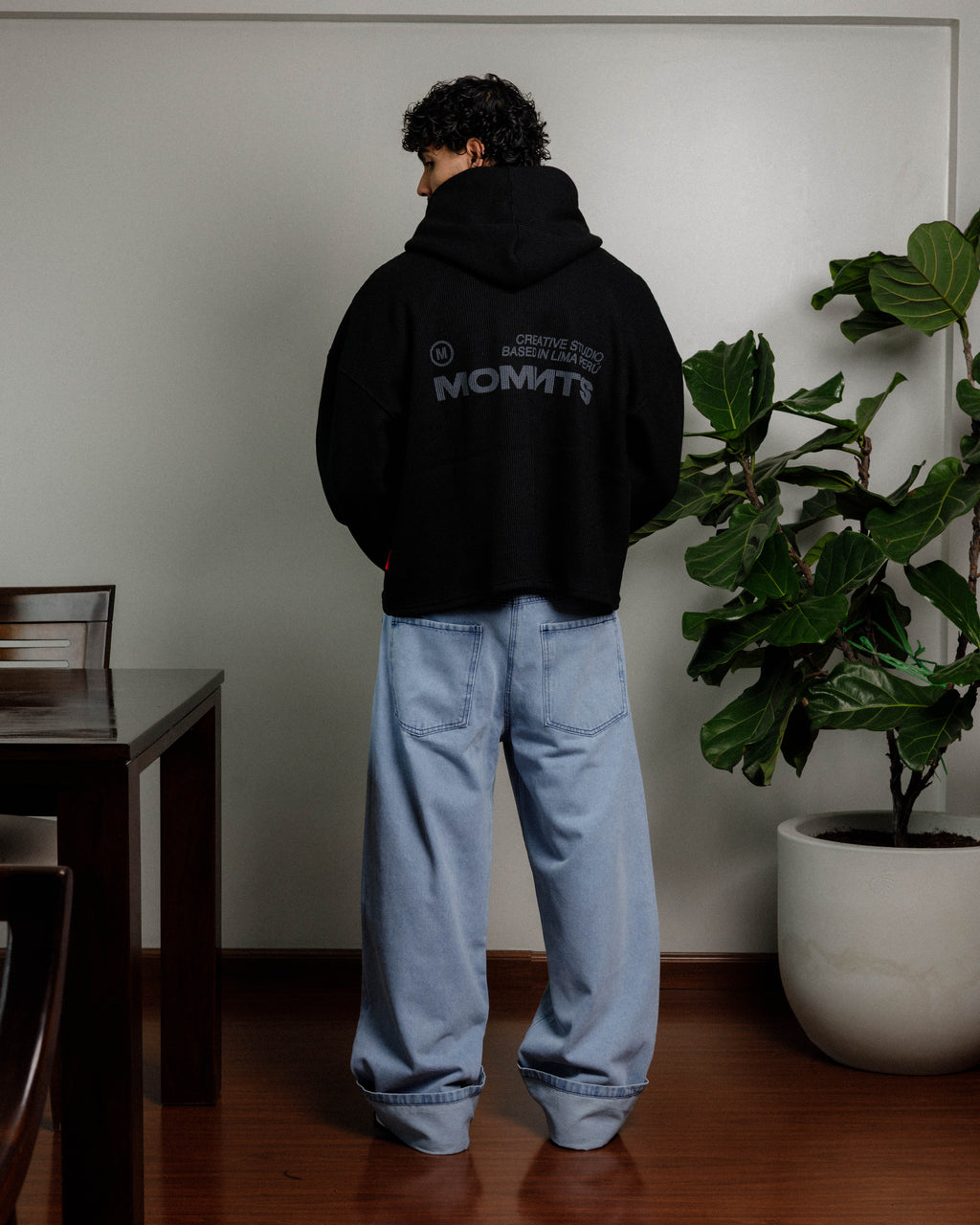 Structured Waffle Hoodie