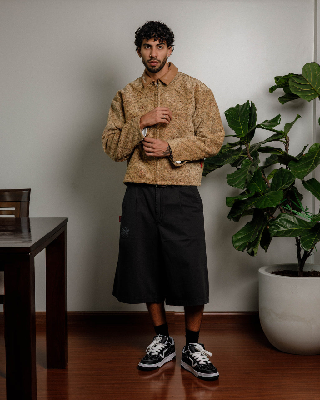 Sand Damask Jacket