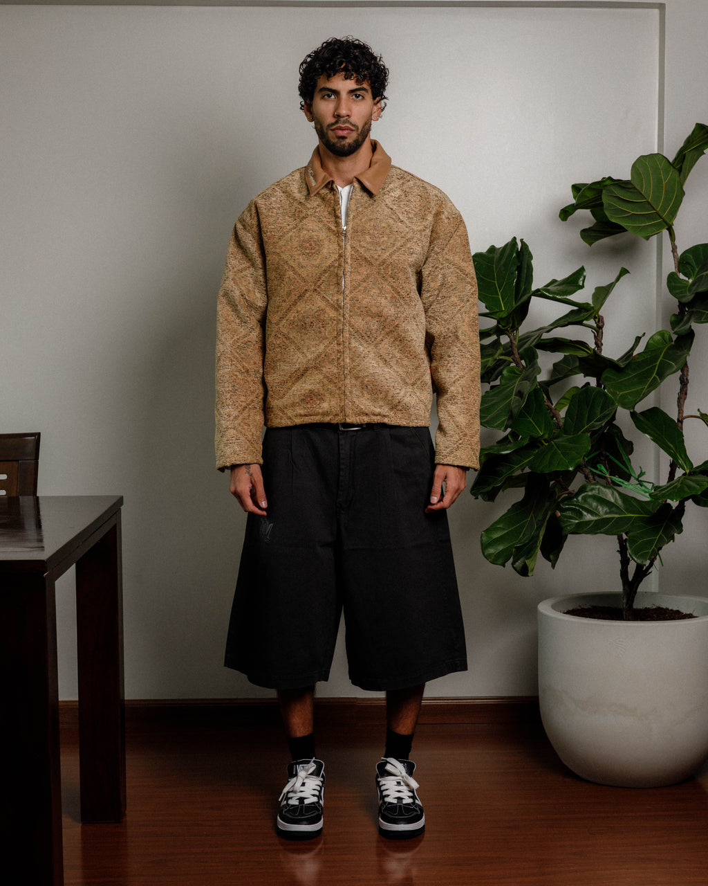 Sand Damask Jacket