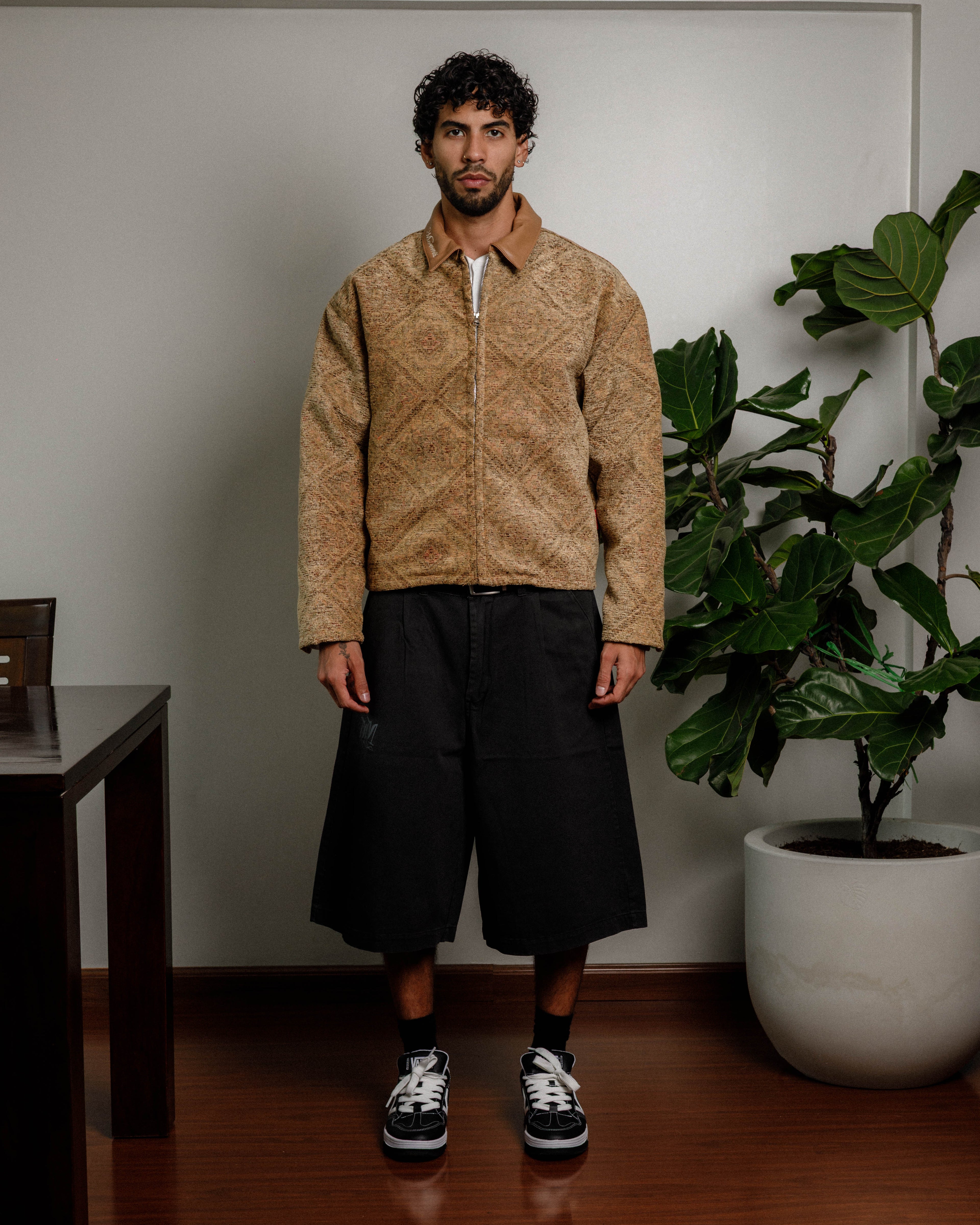 Sand Damask Jacket