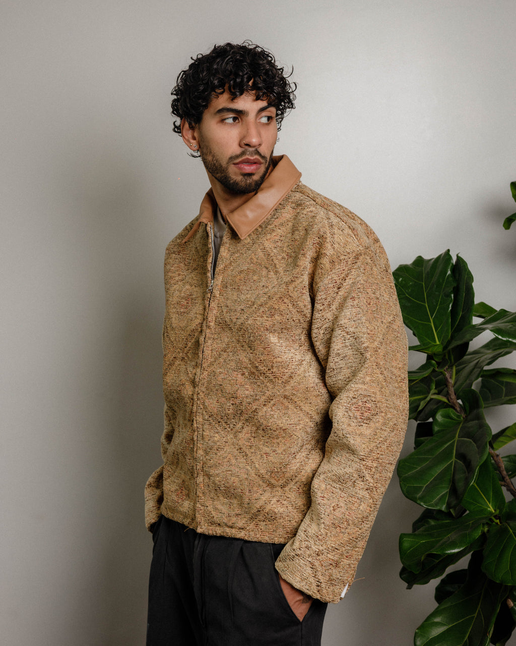 Sand Damask Jacket