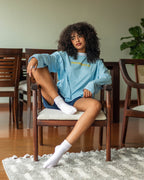 Soft Stripe Sky Blue Long Sleeve