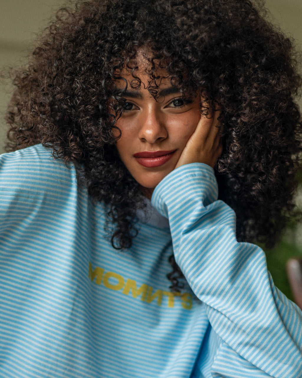 Soft Stripe Sky Blue Long Sleeve