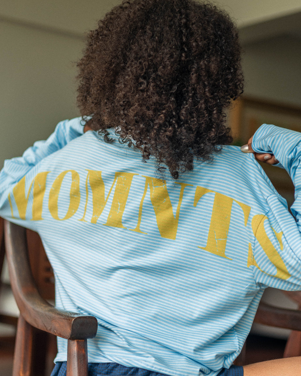 Soft Stripe Sky Blue Long Sleeve