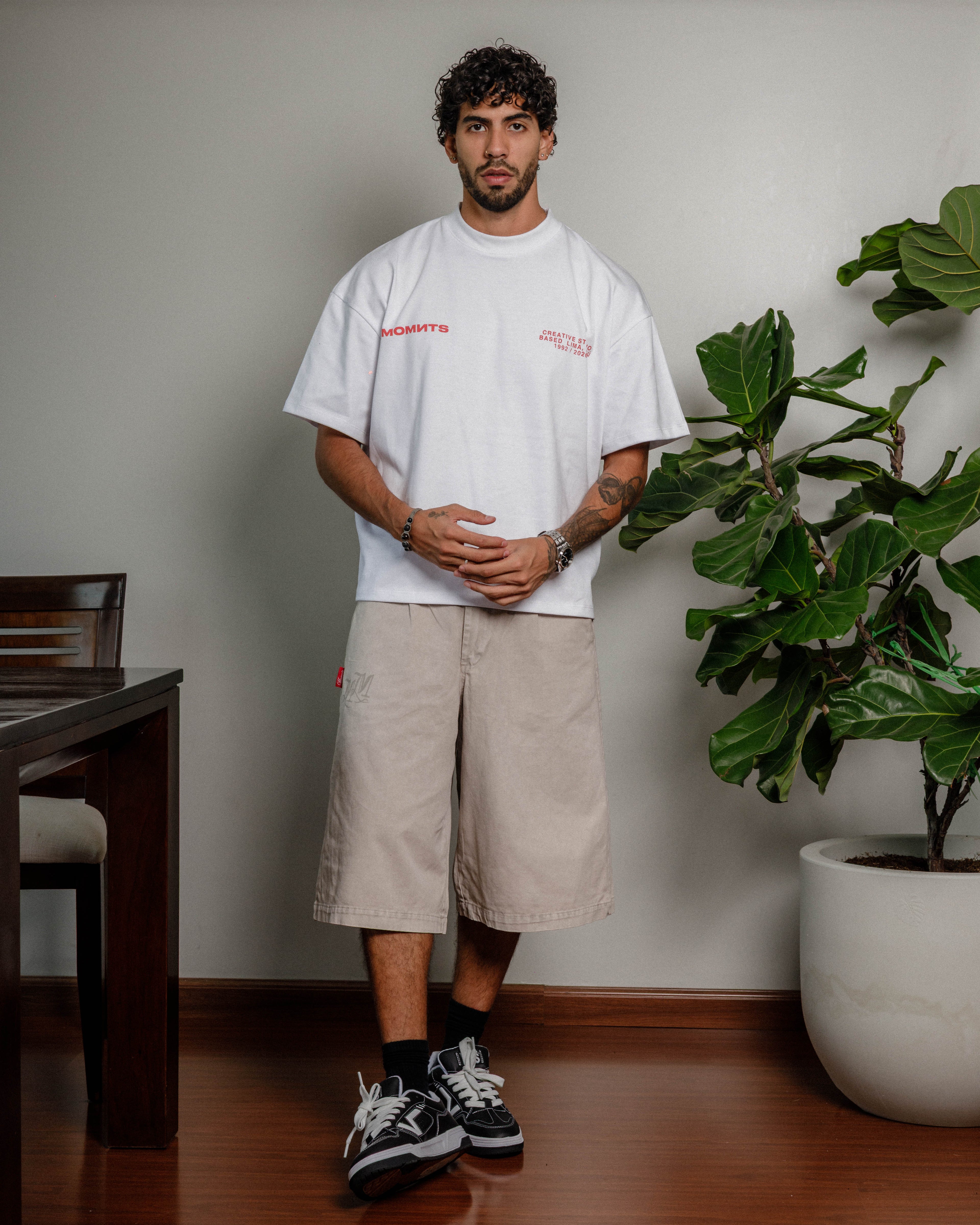 Signature White Tee