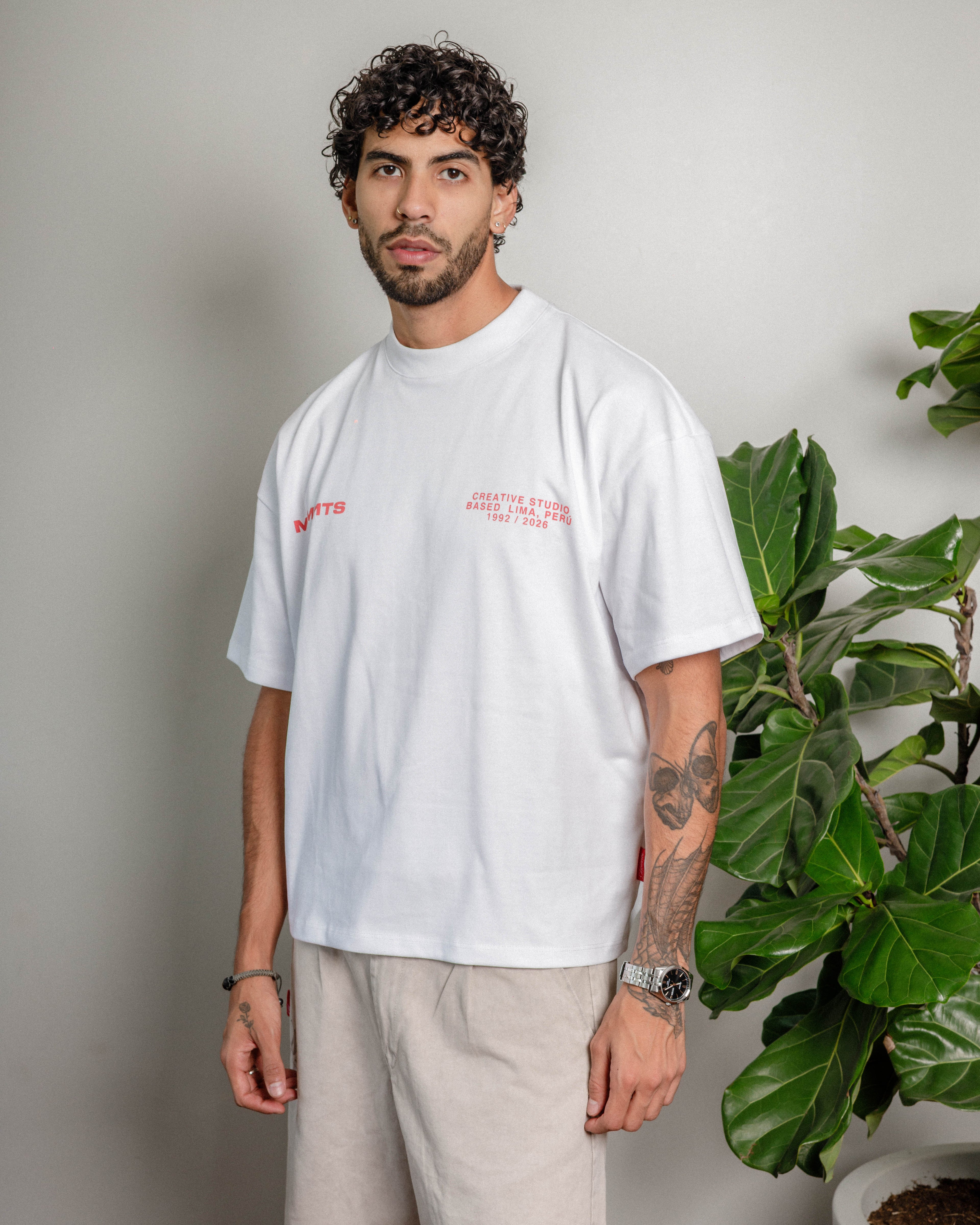 Signature White Tee