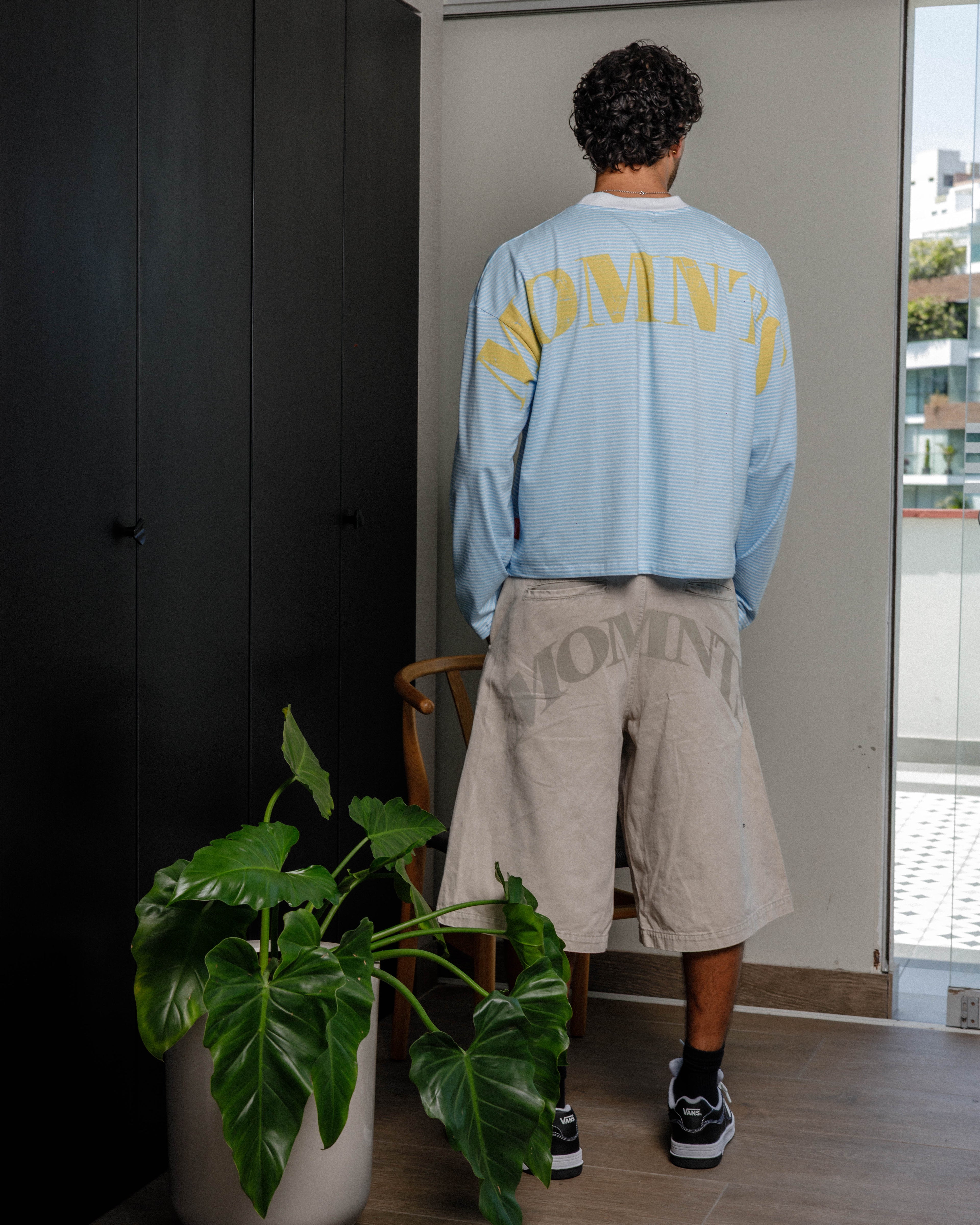 Soft Stripe Sky Blue Long Sleeve