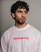 Soft Stripe Long Sleeve / Rose