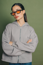 Creative Stone Zipper Hoodie