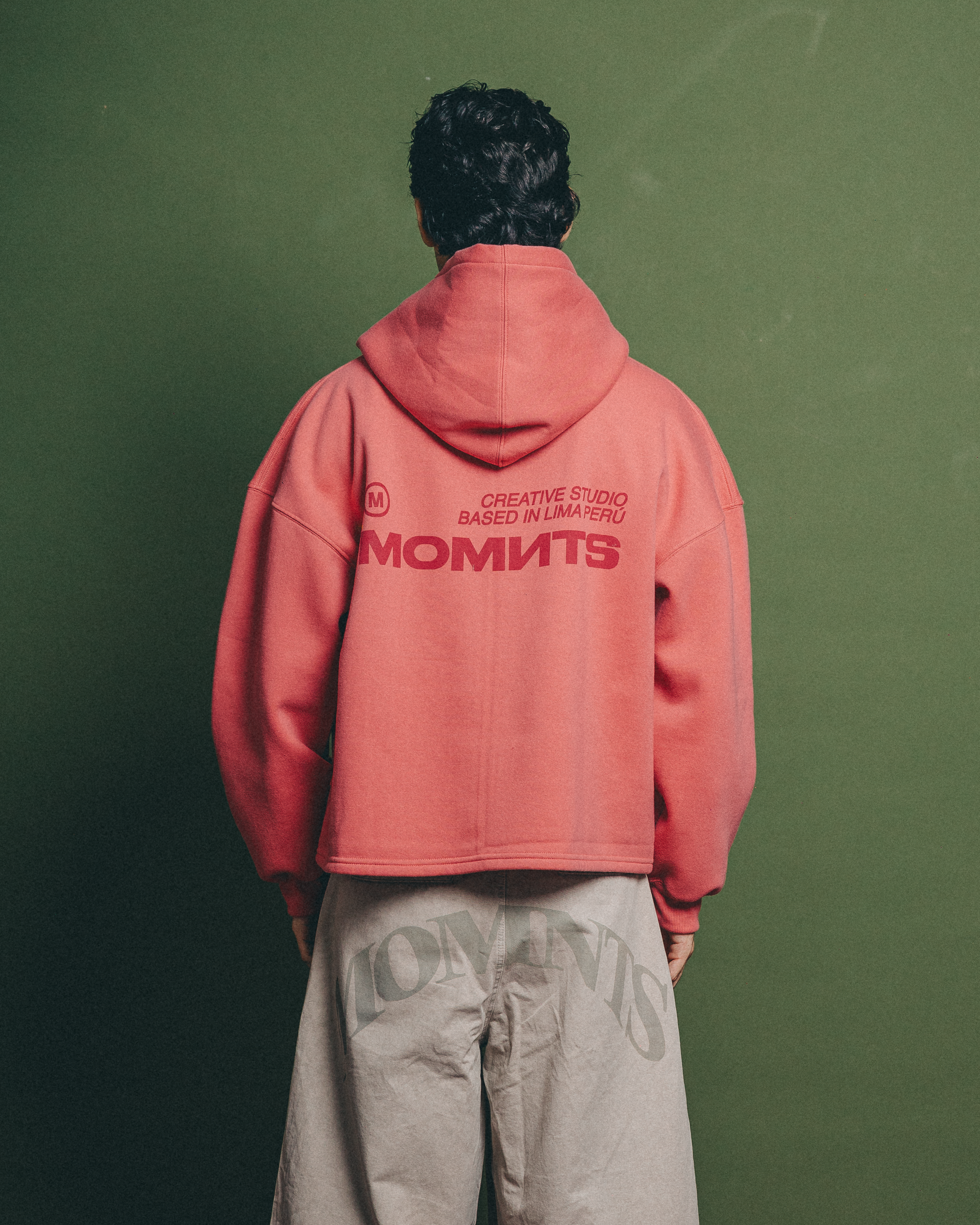 Creative Pink Zipper Hoodie