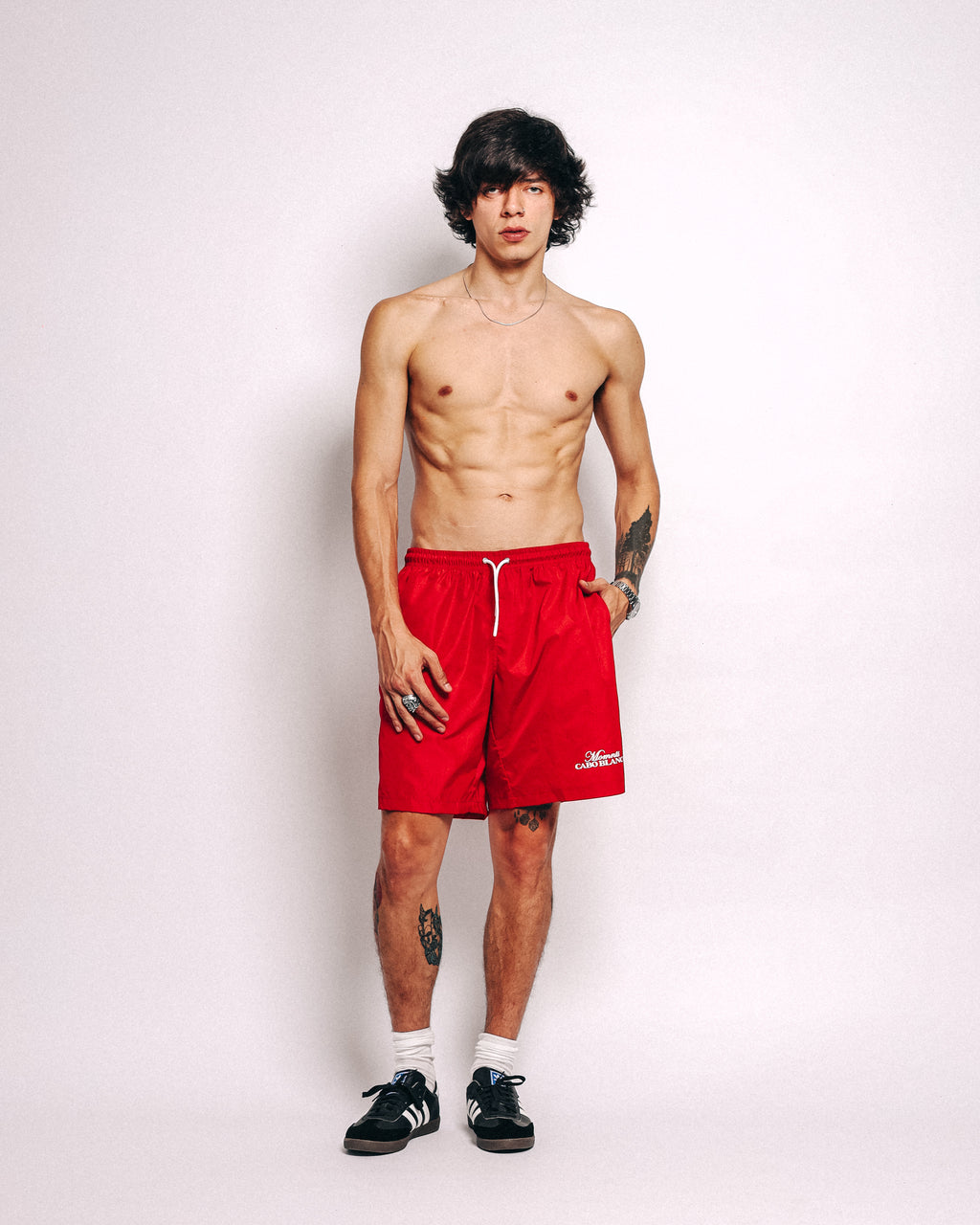 Cabo Blanco Red Swim Short