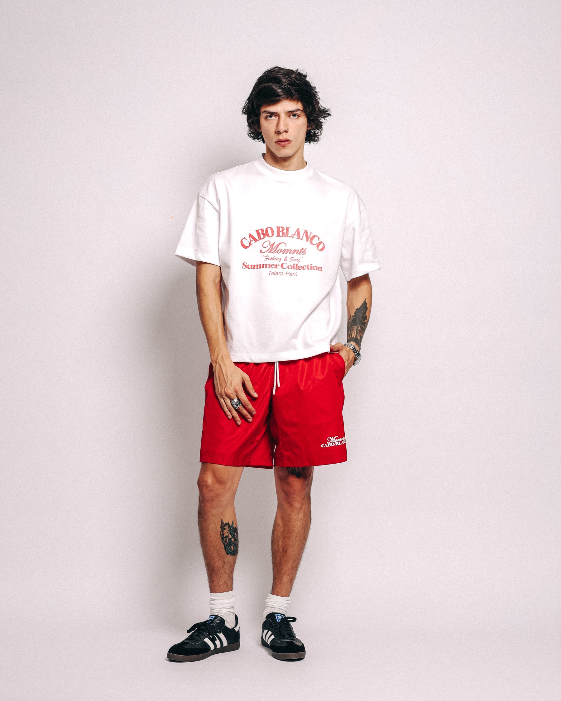 Cabo Blanco Red Swim Short