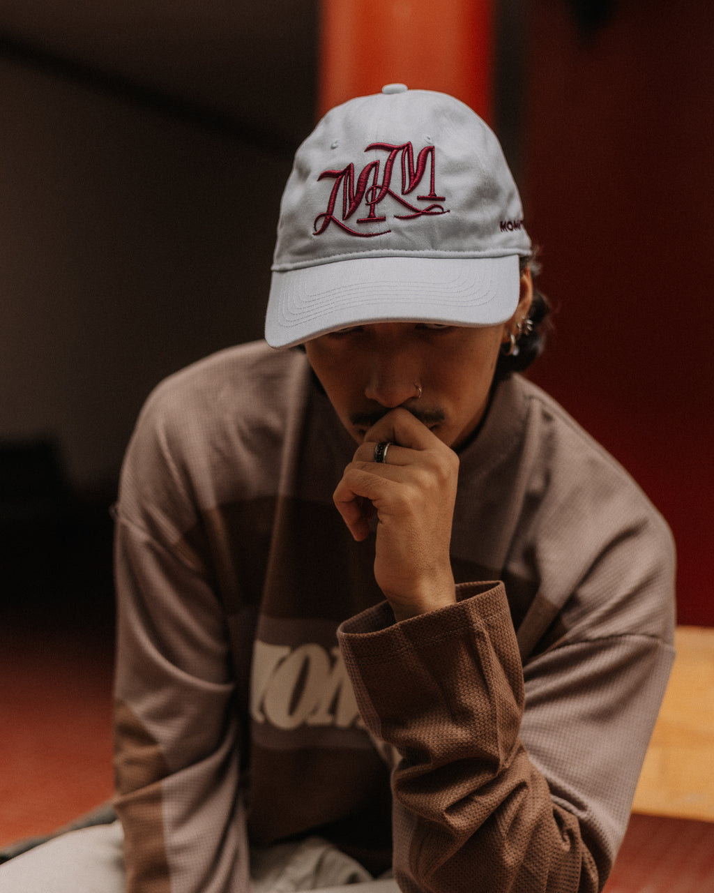 Atelier White  Monogram Cap