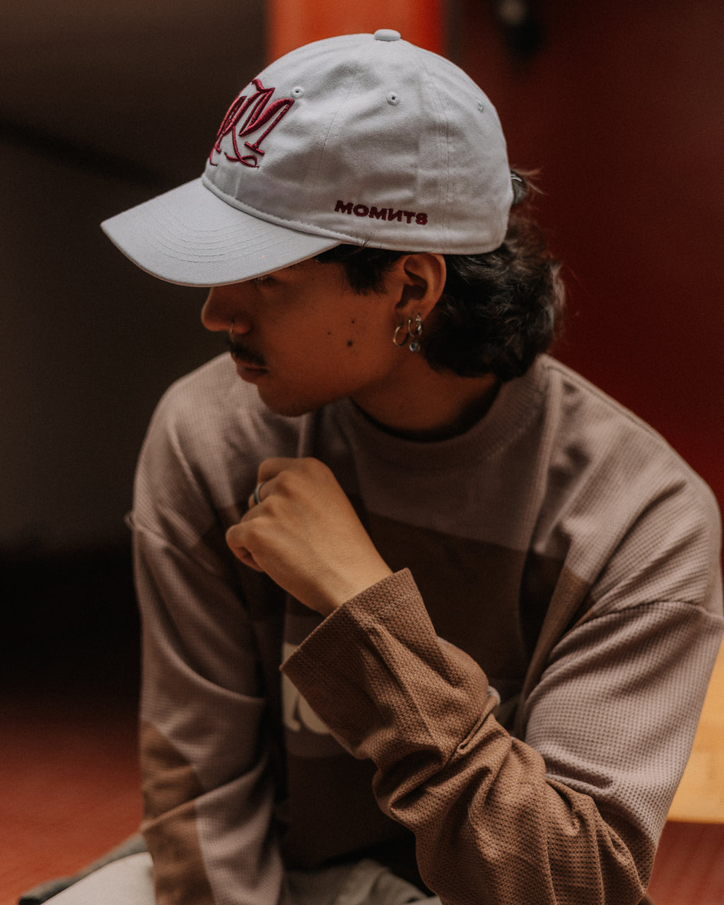 Atelier White  Monogram Cap