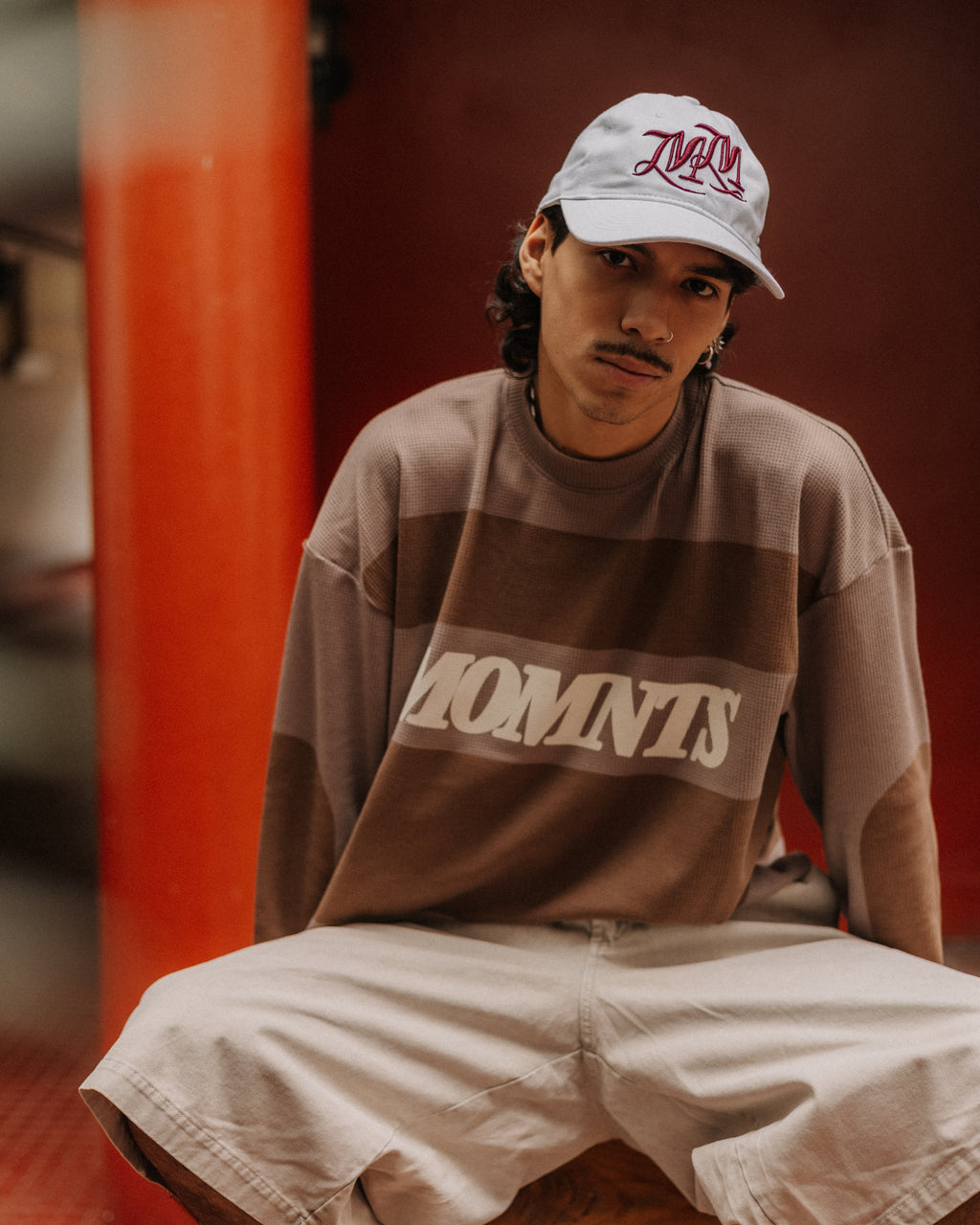 Quiet Club Brown Waffle LS