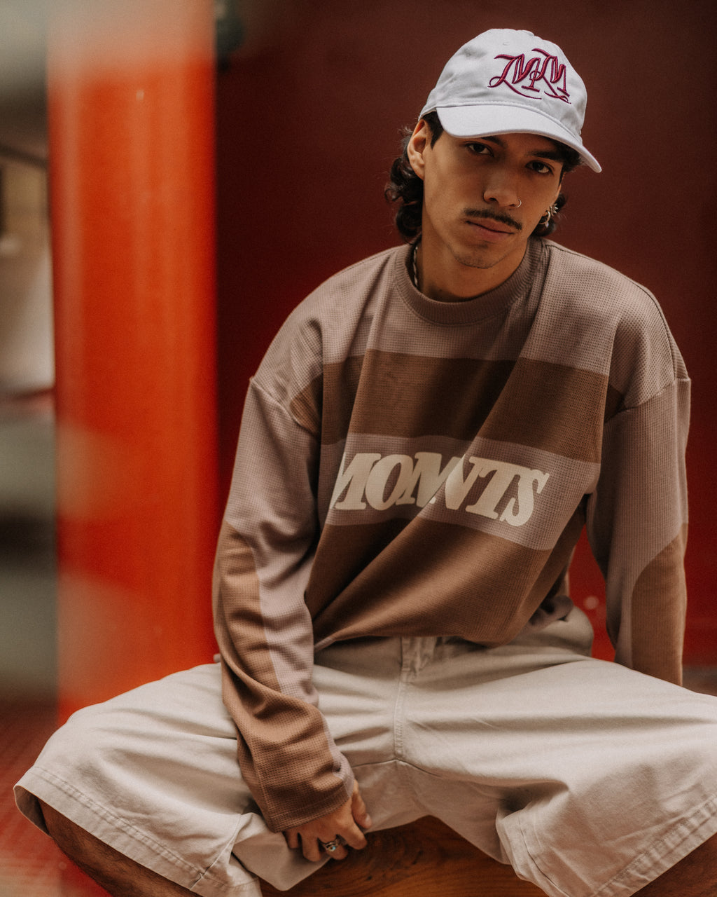 Atelier White  Monogram Cap