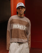 Quiet Club Brown Waffle LS