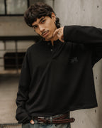 Black Coffee Henley