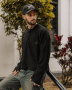 Black Coffee Henley