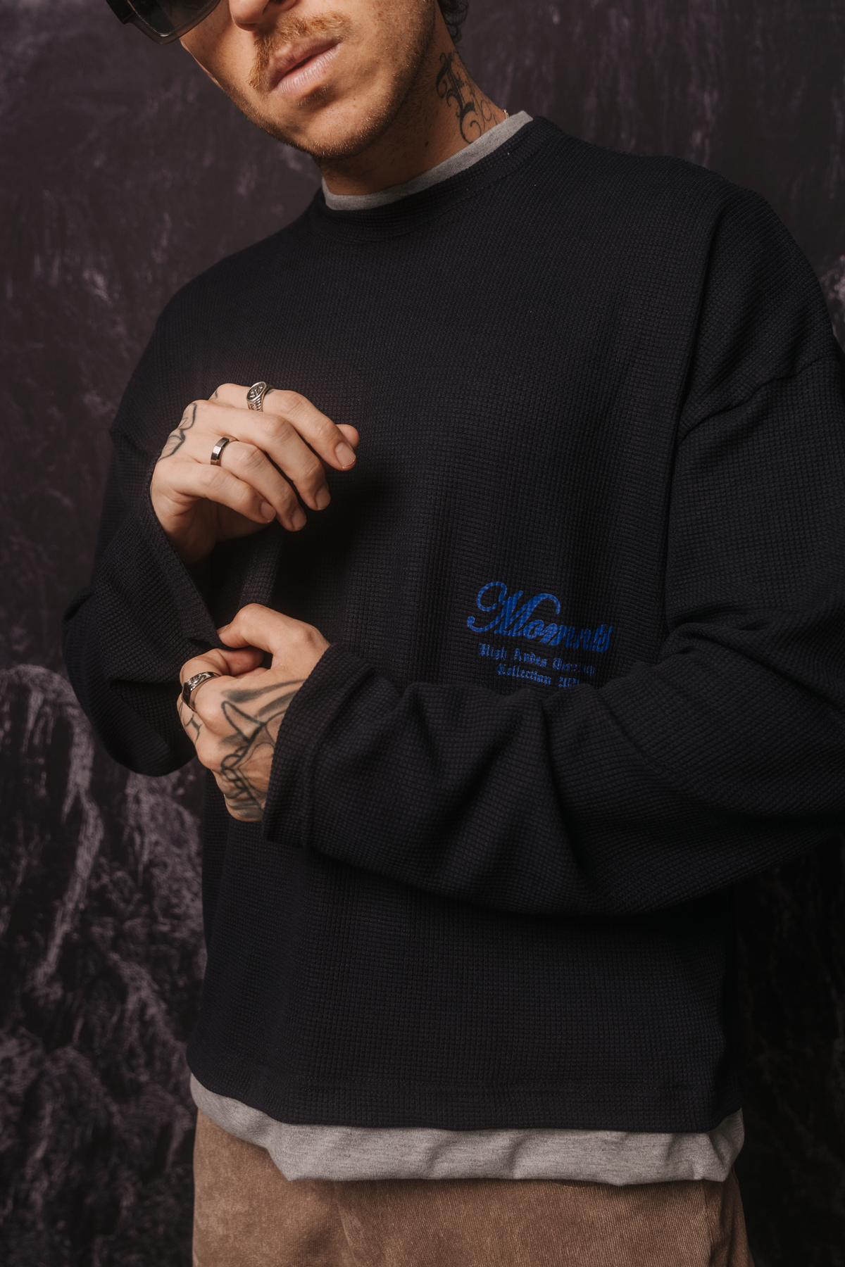 The Colca Blue Raglan T