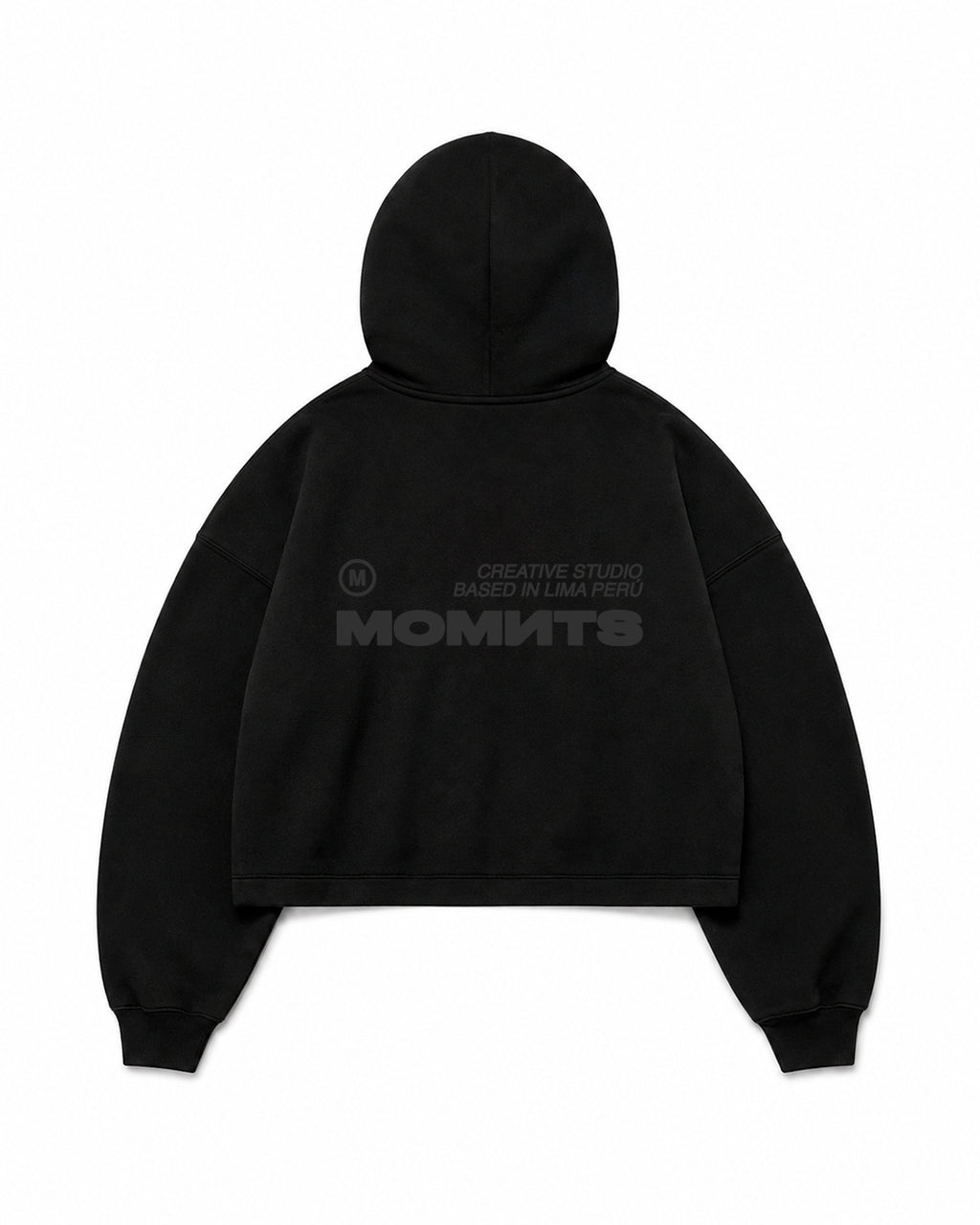 Creative Black Zipper Hoodie