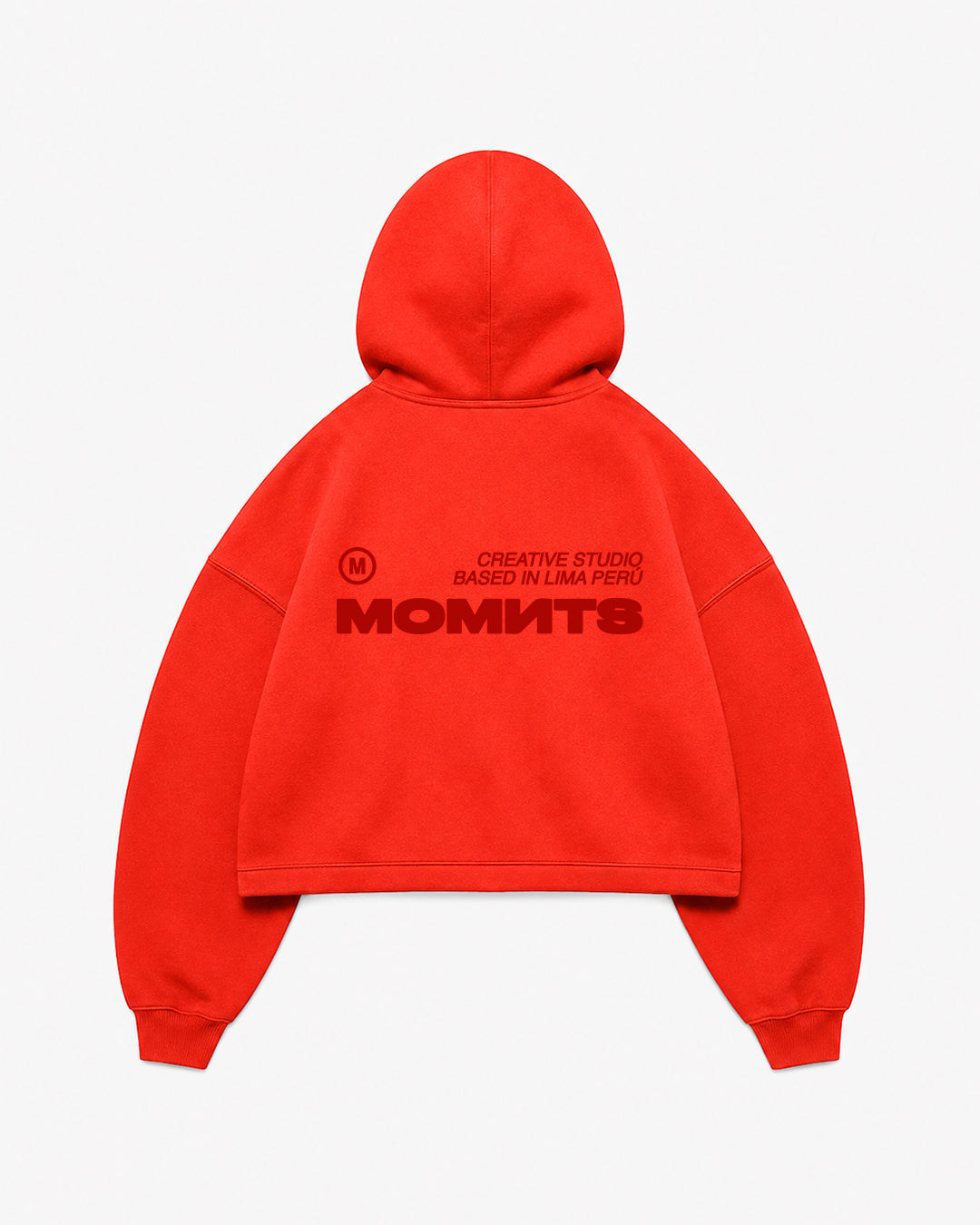 Creative Red Zipper Hoodie