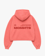 Creative Pink Zipper Hoodie