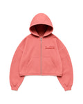 Creative Pink Zipper Hoodie